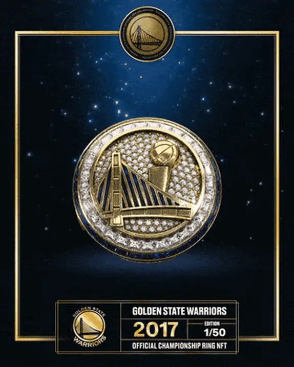 Edition 1 - 2017 Warriors Championship Ring NFT & Physical Ring (1/50)